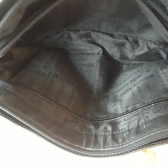 Vintage Etienne Aigner Leather Shoulder Bag - Picture 14 of 16